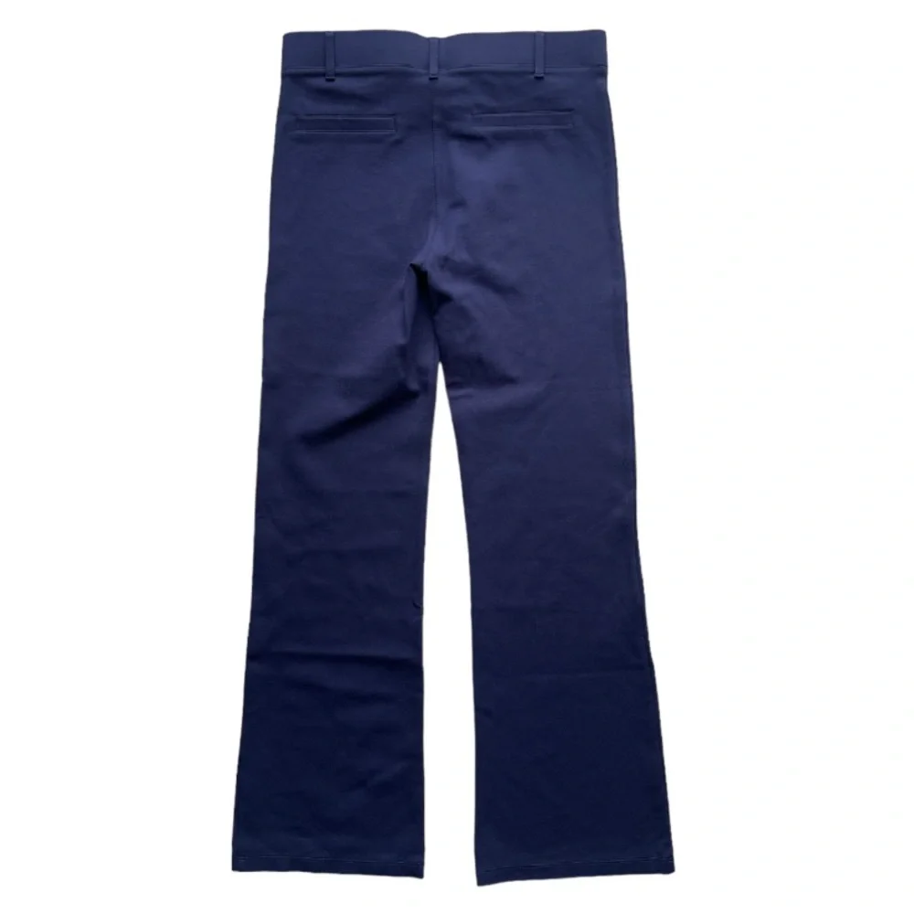 Betabrand Boot-Cut Classic Dress Pant Yoga Pants in Navy
